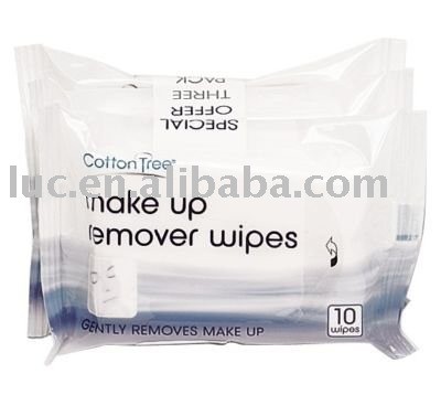 female cheap makeup remove wet wipe/tissue/towel OEM