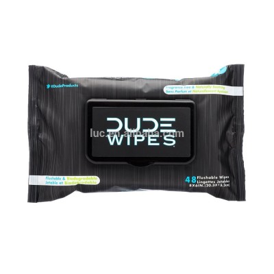 48 Wipes Flushable Wipes Unscented Antibacterial wet wipe